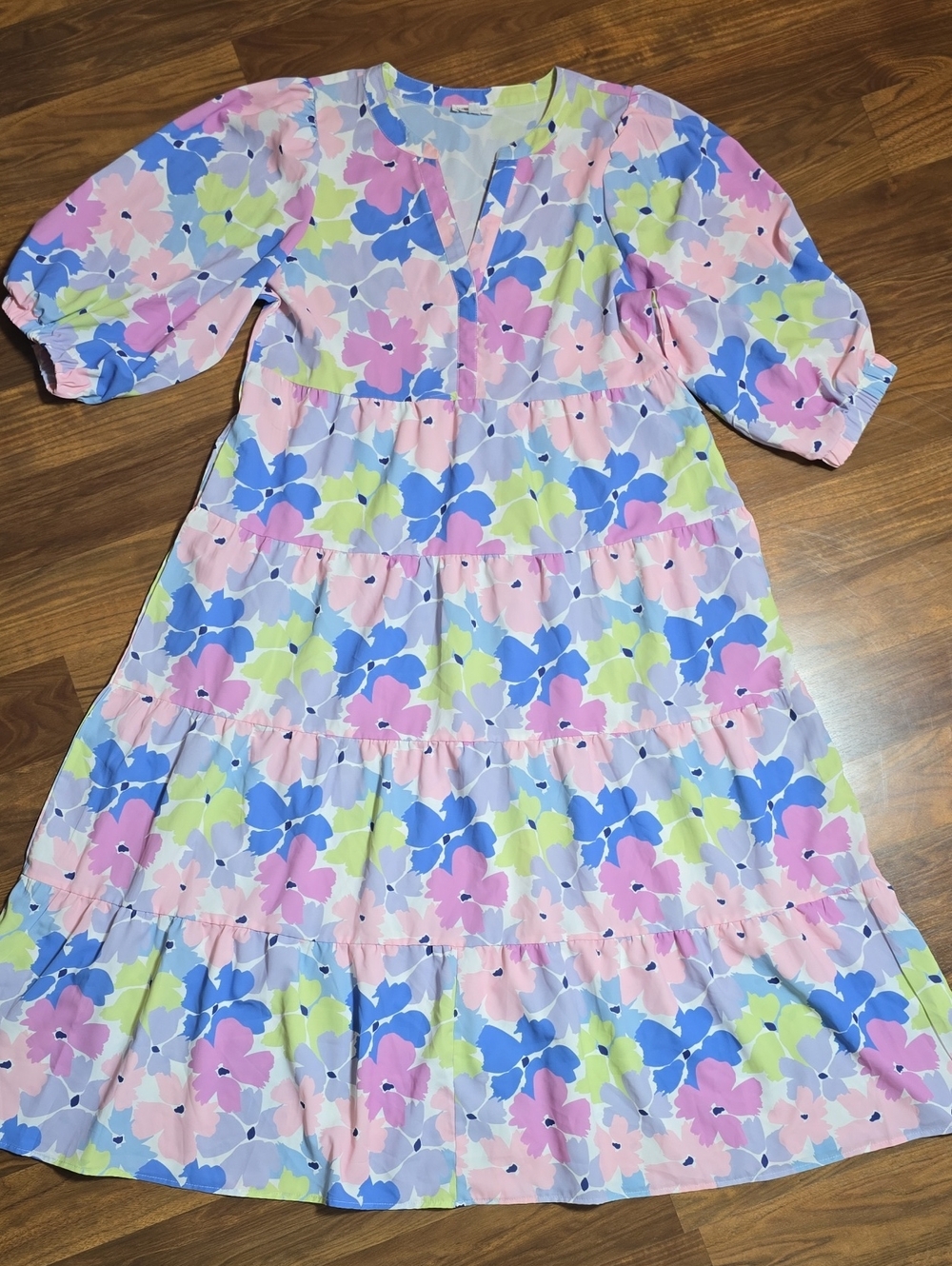 Mary Square Pastel Floral Cameron Maxi Dress - Picture 5 of 11